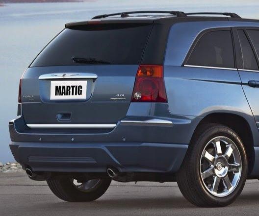 Chrysler PACIFICA Chrome trim for trunk lid