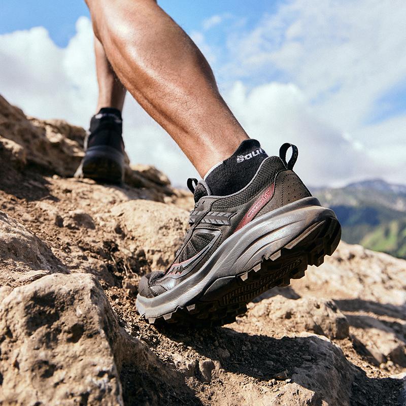 SAUCONY Кроссовки для трейлраннинга Excursion Tr 17 Мужские Кроссовки Черный Темно-серый S20958-202