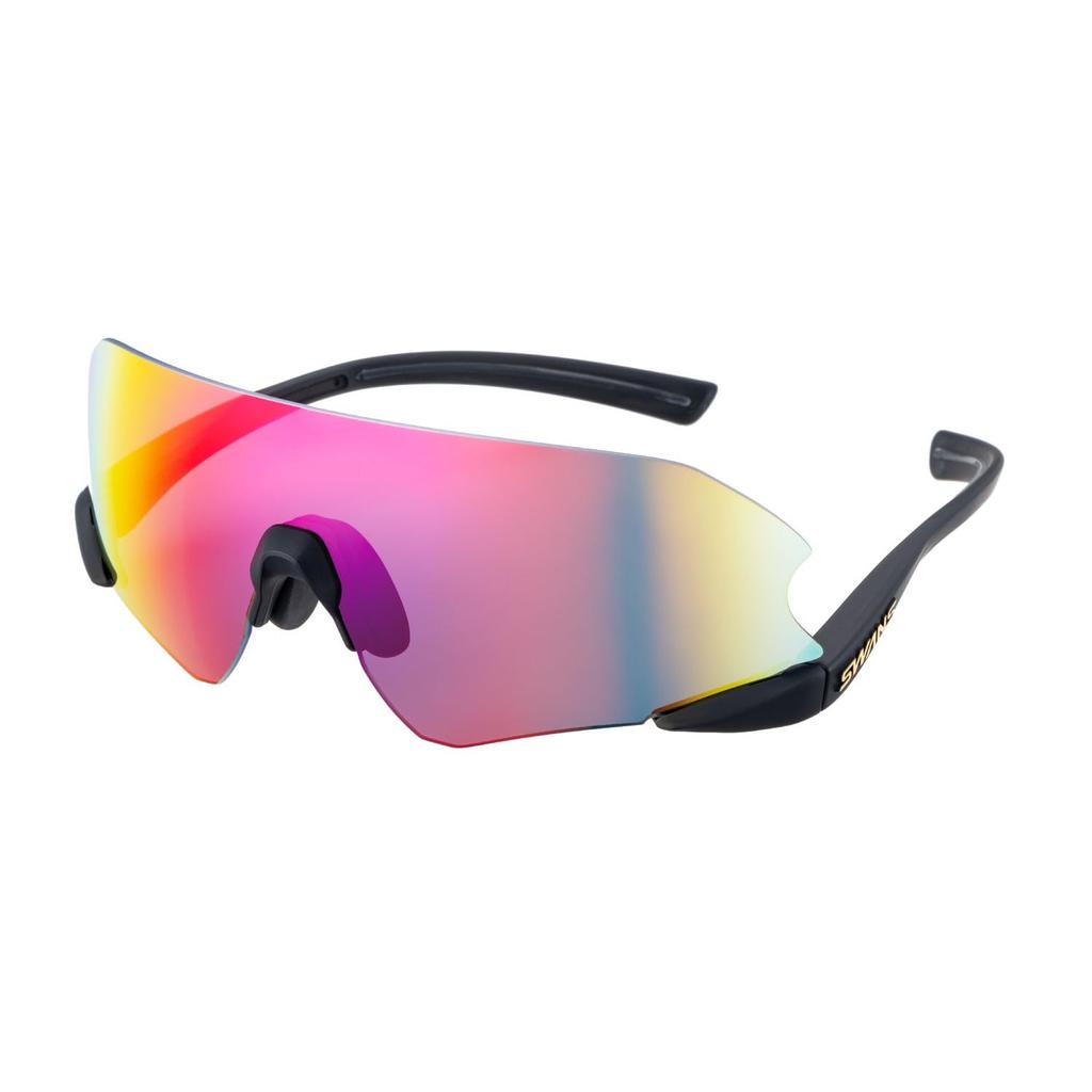 Swans NEURON G3 Sports Sunglasses with Mirror Made in for and Adult Sizes for Men and Women E-NOX Lenses, Japan, Running, Marathons, Tennis, Golf,