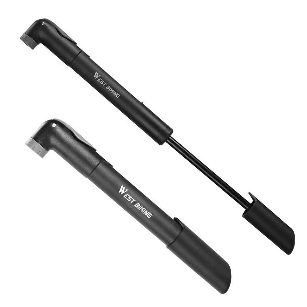 Мини-насос для велосипеда Портативный насос для велосипедных шин 120 PSI Подходит для Presta и Schrader Велосипедный воздушный насос