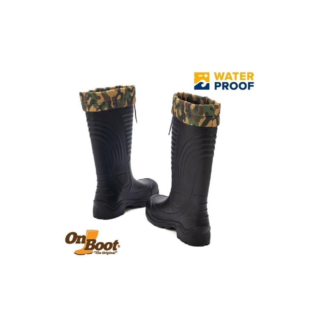 Onboot Eva Thermal Легкие водонепроницаемые охотничьи рабочие ботинки с длинной завязкой, дождевые садовые сапоги 2005 г.