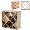 Wooden Lattice Wine Rack