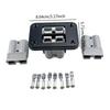 Flush Mount Recessed Plate 50A Plug Mounting Panel Caravan 13 Pin Connector for Ships Yachts and Buses