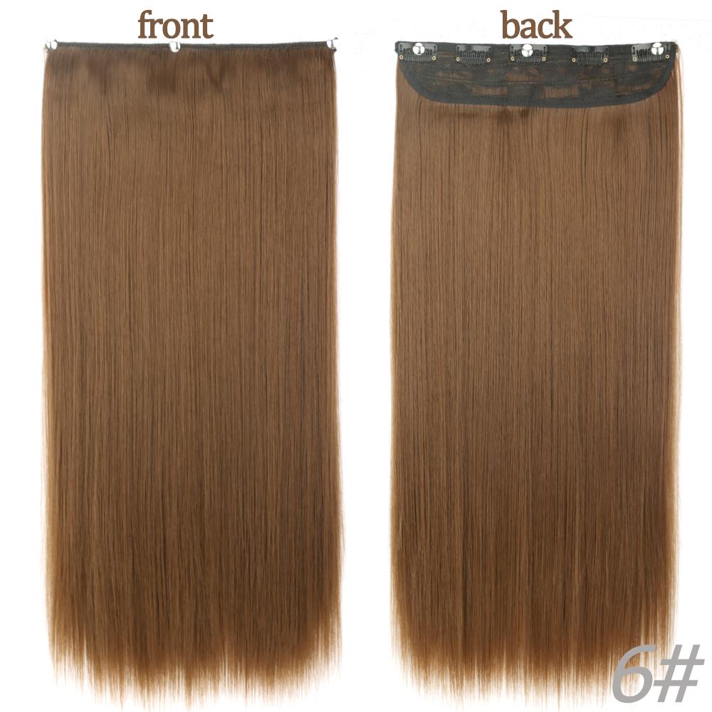 MERISIHAIR Длинные волнистые синтетические волокна 22 дюйма 5 зажимов для наращивания волос Волнистые прямые волосы Черный Коричневый Блондинка Повседневная одежда