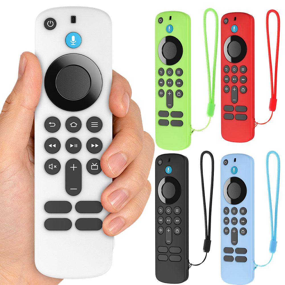 Мягкий силиконовый чехол для пульта дистанционного управления Amazon Fire TV Stick HD/4K, водонепроницаемый, пылезащитный, защитный кейс, дизайн с текстурой для удобного захвата