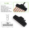 1PCS 3/6 Port Miniature Quick Connect Splitter Out Line Sharing Box Distribution Port Hub For Lighting Led Strip Connection