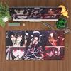 900x400 мм Коврик для компьютерной клавиатуры и стола Горячий Аниме Danganronpa Скоростная игровая подставка под мышь Нескользящий коврик для игрового ноутбука PC Резиновые аксессуары