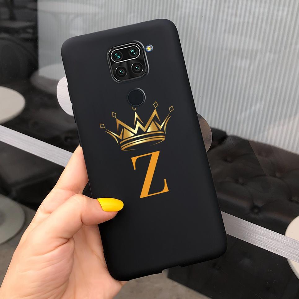 Чехол для Xiaomi Redmi Note 9 Redmi Note 9s 9 Pro Задняя крышка Буквы Имени Coque Funda Мягкий Роскошный Жидкий Силикон Корпус Etui