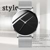 Fashion Mens Watches Stainless Steel Ultra Thin Quartz Wrist Watch Luxury Business Classic Men Watch