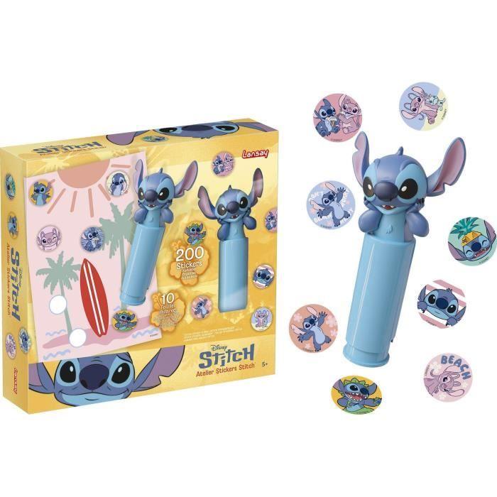 Atelier stickers - LANSAY - STITCH - 1 tampon, 200 Stickers - Dès 5 ans