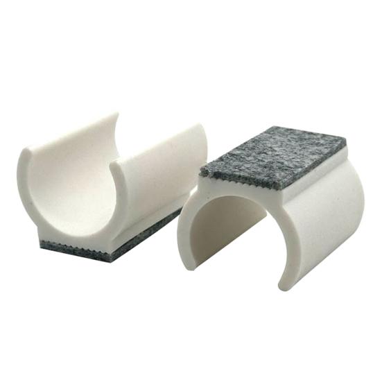 5 шт. наконечники для ножек стульев с войлочными накладками U-образные пластиковые ножки стола защитные накладки нескользящие мебельные ножки трубчатые колпачки для диаметра 19/22/25 мм