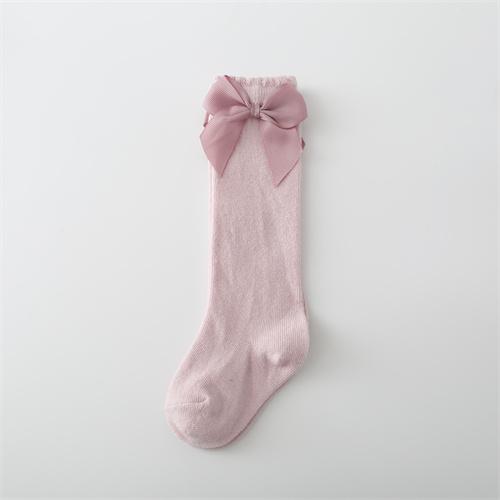 Lawadka Хлопковые детские носки для девочек с бантами, гольфы, детские носки принцессы для девочек, носки для малышей, детские длинные носки, осень, 0-7 лет