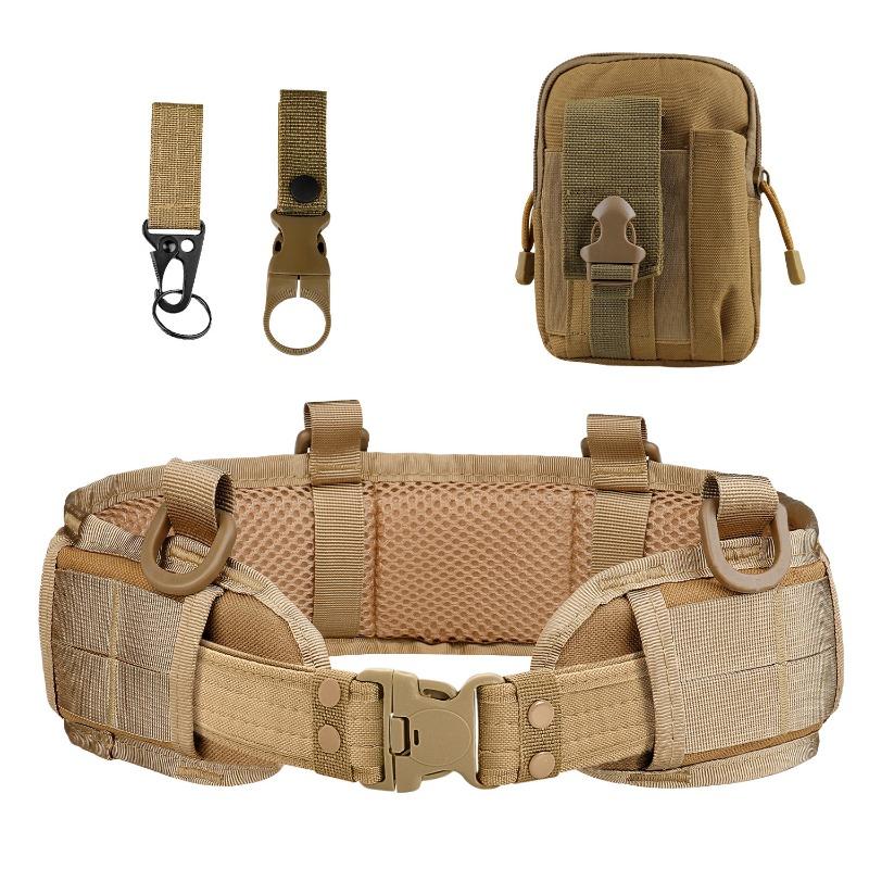 Outdoor Waist Belt Multi-Functional Quick Release Waist Seal Buckle Nylon Waistband