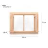 Деревянная модель пустого окна, миниатюрная 1/12 кукольный дом, мебельный аксессуар для комнаты