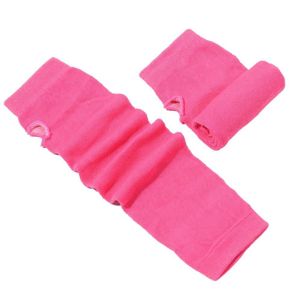 Полосатые хлопковые длинные перчатки без пальцев, перчатки, напульсник, согреватель для рук, митенки до локтя