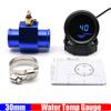 Digital 52mm Water Temperature Gauge with Alarm+Sensor Water Temp Joint Pipe Sensor Hose Adapter Gasoline Racing Car 12V