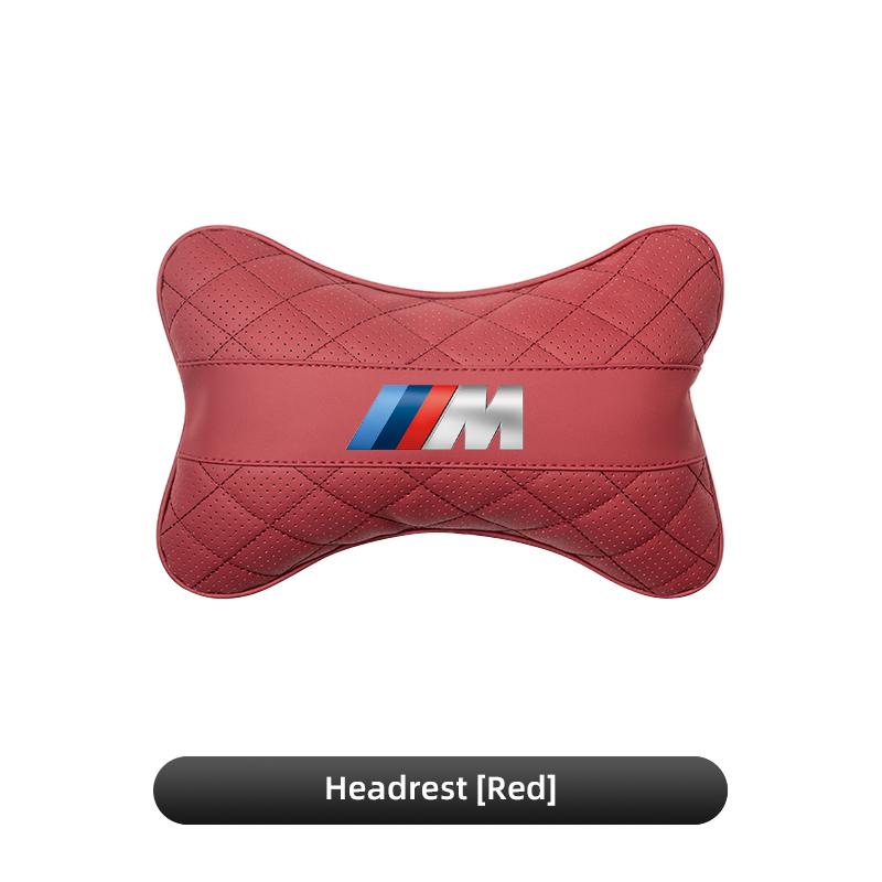 Car Seat Head Support Cushion Lumbar Pillow Interior Accessories For BMW E90 G80 M3 G30 M5 F82 F83 F20 F21 G42 F95 F96 G06 G07 M