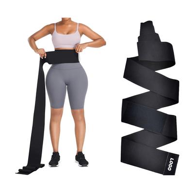 Waist Trainer Body Shaper Snatch Me Up Бандаж-обертка для женщин для похудения Эластичные ленты для поддержки поясницы Невидимый регулируемый бандаж