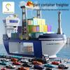 Extra-Large Toy Cargo Ship & Container Car Set for Kids Ages 3-6 - Ideal Birthday Gift