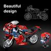 400 + шт. супер мотоцикл Moc DIY строительные блоки строительная модель игрушки сборка гоночный автомобиль кирпичи для детей и взрослых