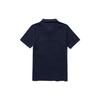 Timberland Letter Logo Embroidered Split Hem Design Short Sleeve Polo Shirt Men Polo Shirts Deep-Sapphire-Blue A6SJE-433