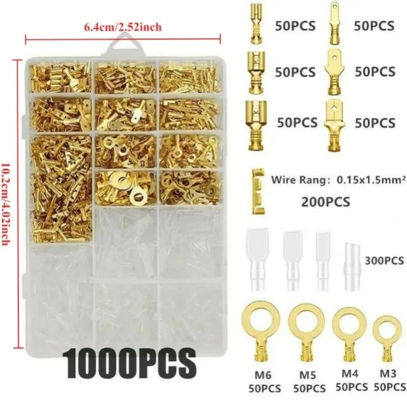 120/315/1000 шт. Коробка с клеммами типа «папа» и «мама», Изолированный кабель, Штекерный разъем, Электрический обжимной наконечник типа «лопатка» 2,8/6,3 мм, Коробка с гильзами