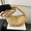 Women Large Capacity Quilted Tote Bags Down Cotton Padded Shoulder Bags Messenger Bag Fashion Girls Underarm Bags Puffy Handbags KTY