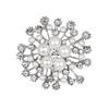 Brooch Pearl Female Pearl Bon Brooch Corsage Zirconia Silver Elegant Clip Student Ceremony Recital Entrance Ceremony Wedding Graduation Ceremony Gift