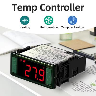 AC115/230V Двухнапряженный Цифровой Дисплей Термостат с Контролем Температуры Реле Терморегулятор Контроллер Температуры Отопления Охлаждения