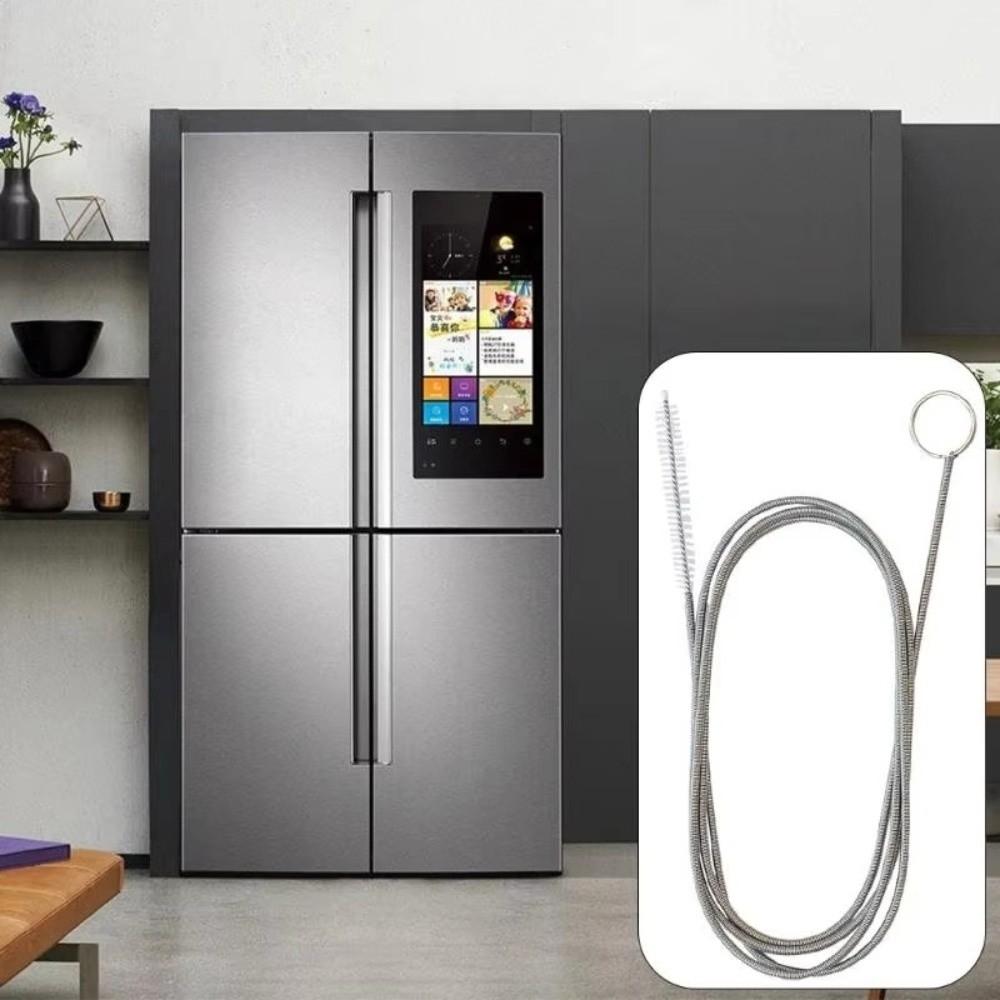 Bendable Brush Refrigerator Drain Dredge Long Flexible Tube Dredging Tool Refrigerator Maintenance