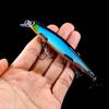 Hengjia 1pcs /3PC/Fishing Lure 11cm Hard Minnow Fishing Lure Lifelike Artificial Bait Treble Hook Fishing Tool