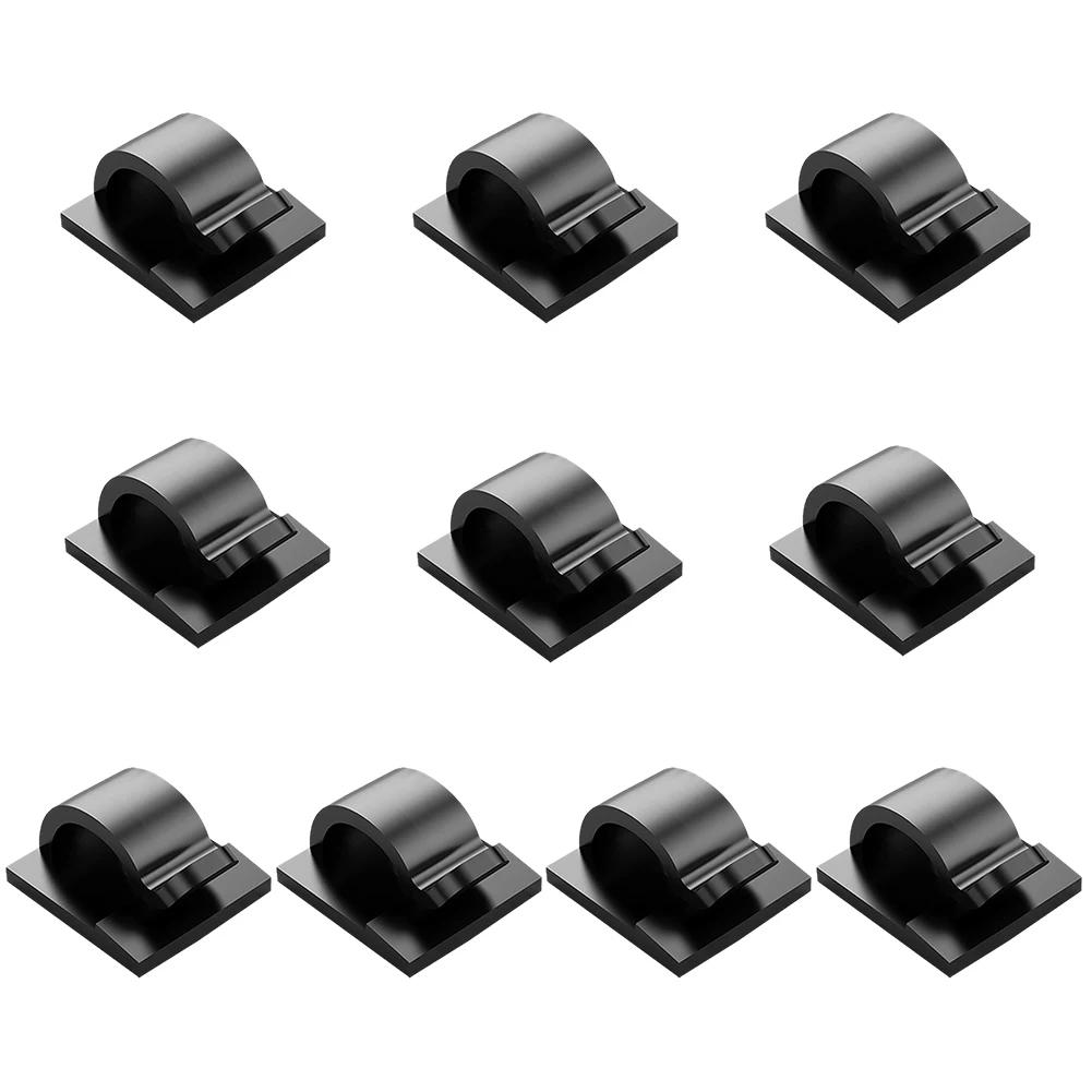 10 шт. зажимов для уличных гирлянд с водонепроницаемыми клейкими полосками, крючки для украшений на открытом воздухе, устойчивые к ультрафиолетовому излучению держатели для веревок