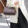 Leather Women's Bag New Simple Pillow Bag First Layer Cowhide Large Women's Handbag Shoulder Messenger Bag
