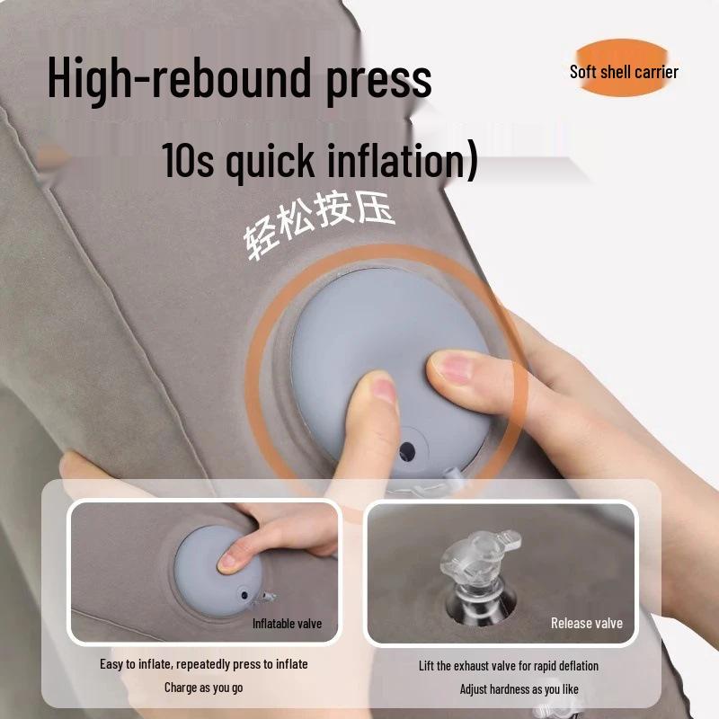 Скидка для новичков: Дорожная надувная подставка для ног для самолета, поезда или автомобиля