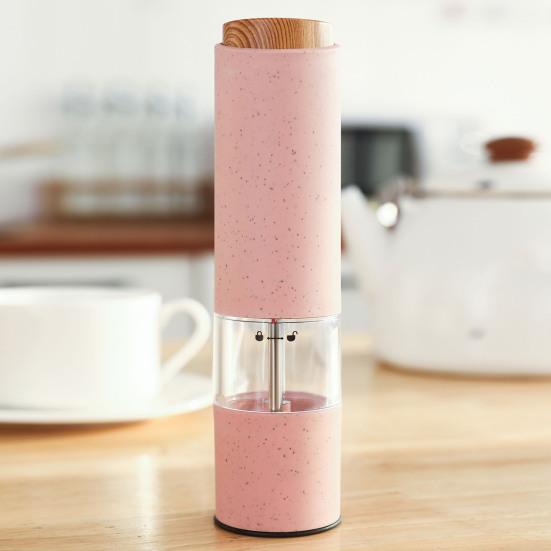 Мельница для перца с видимой регулировкой толщины, удобная электрическая машина для измельчения перца, товары для дома