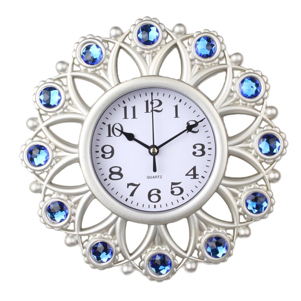 Золотые Бриллиантовые Бесшумные Настенные Часы Гостиная Кварцевые Часы Спальня Настенные Часы Простые Часы Современные Креативные Домашние Часы