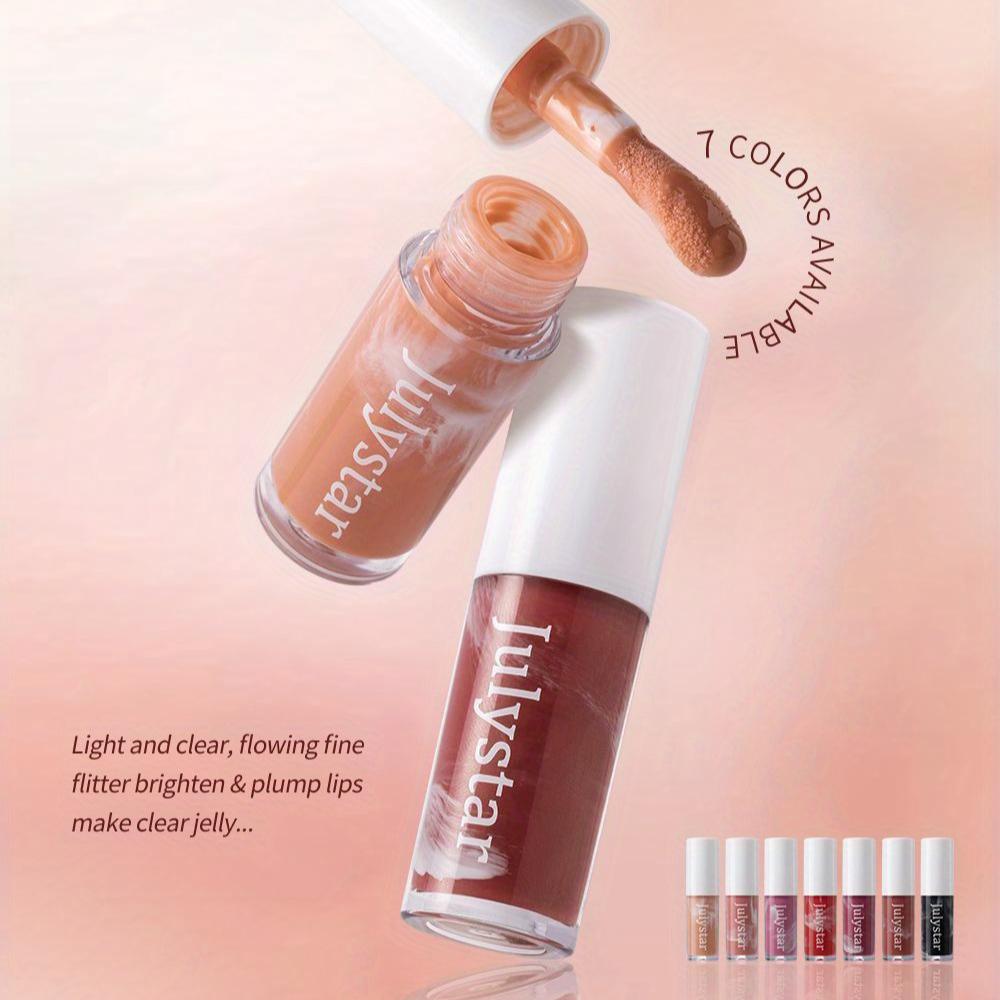 Увлажняющий блеск для губ – Marble Pattern High-Shine Lip Glaze, увлажняющий и стойкий эффект водного блеска, не липкий