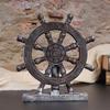 Винтажные смоляные украшения в виде корабельных якорей и штурвалов, художественное изделие для домашнего декора, бара или кофейни