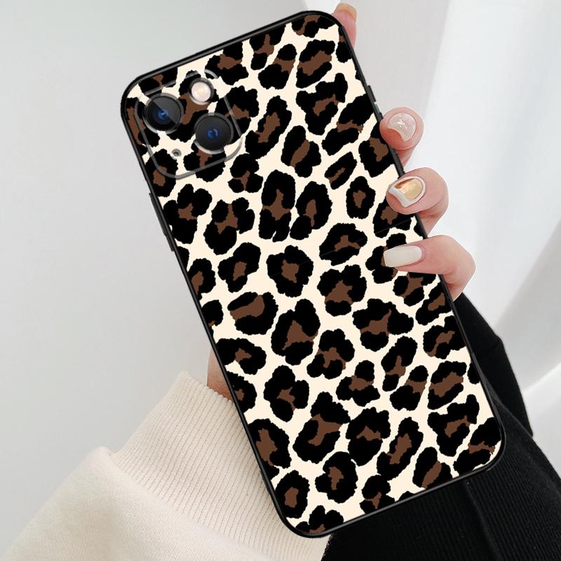 Чехол для телефона с леопардовым узором, животный, цветной, для iPhone 17 Pro Max 16 15 11 13 12 14 Pro Max mini 15 16 Plus 16e 17 Air Cover
