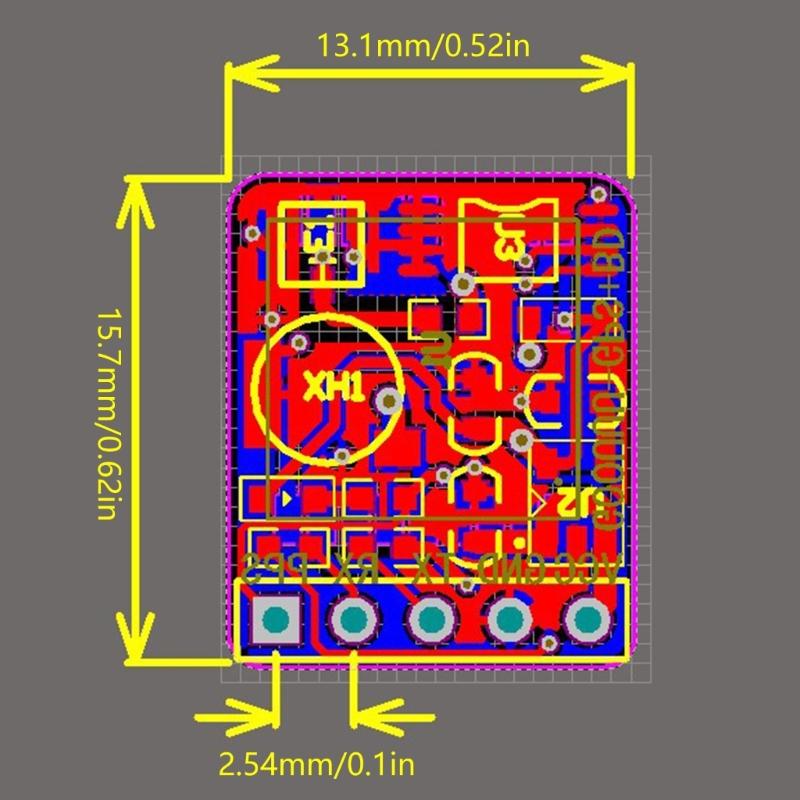 Модуль управления полетом ATGM336H, спутниковый навигатор, приемник GLONASS с низким энергопотреблением для дронов и робототехники