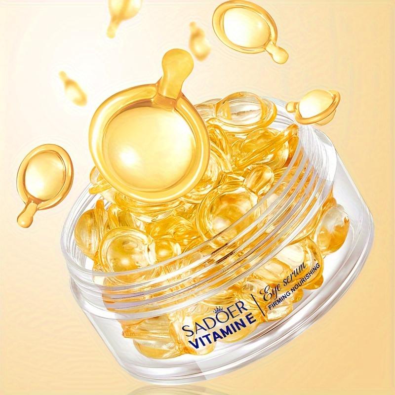 30 капсул крема для глаз с высокой степенью увлажнения. Укрепляющая питательная сыворотка для кожи вокруг глаз с витамином Е и примулой вечерней. Лифтинг и подтяжка для всех типов кожи