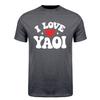 Cool I Love Yaoi T Shirt Funny Heart Anime Unisexga Boys Love Fan Gift Tshirts Short Sleeve Tee Da182