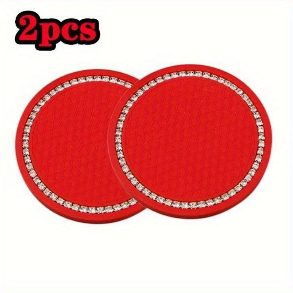 Car Coaster Water Cup Bottle Holder Anti-slip Pad Mat Silica Gel Waterproof for Interior Decoration Car Styling Accessories