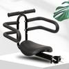 Child Bike Seat Comfort Universal Attachment Metal Kids Bicycle Saddle No Pedals