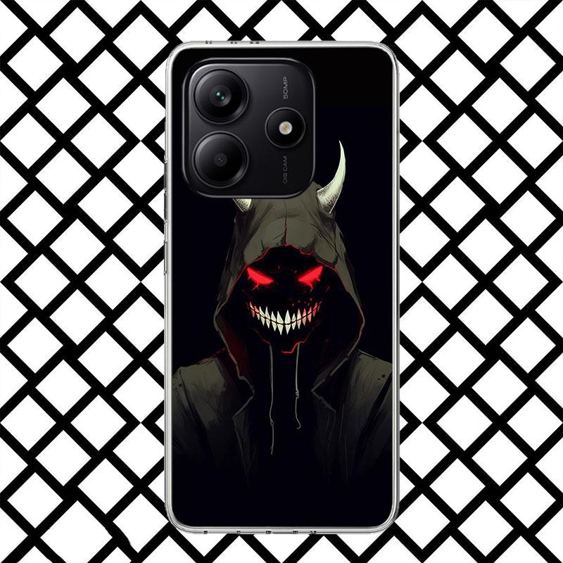 Чехол для телефона в стиле аниме "Плохой парень-дьявол" для Xiaomi Redmi Note 15 14 14S 13 12 12S 11 Pro Plus 11E 11T 11S 10S 5G Мягкий чехол Fundas Redmi