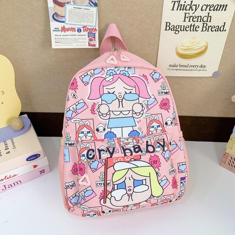 Kindergarten Primary School Students Schoolbag Cartoon Animation Cute Printed Boys And Girls Backpack Children'S Backpack