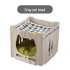 Yue Shang Multi-Function Cat Bed: Hammock, Climbing Frame, Tree, and Enclosed Box with Mat