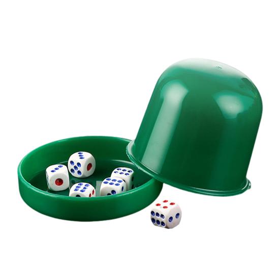 Yousheng 1 набор стакан для игральных костей с основанием 6 игральных костей для тяжелых условий эксплуатации ручной шейкер стакан взрослые семейный вечер бар вечеринка азартные игры выпивка настольная игра казино оборудование