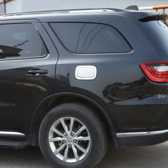 Chrome Front Fuel Tank Gas Lid Cap Door Cover For Dodge Durango 11+ Accessories