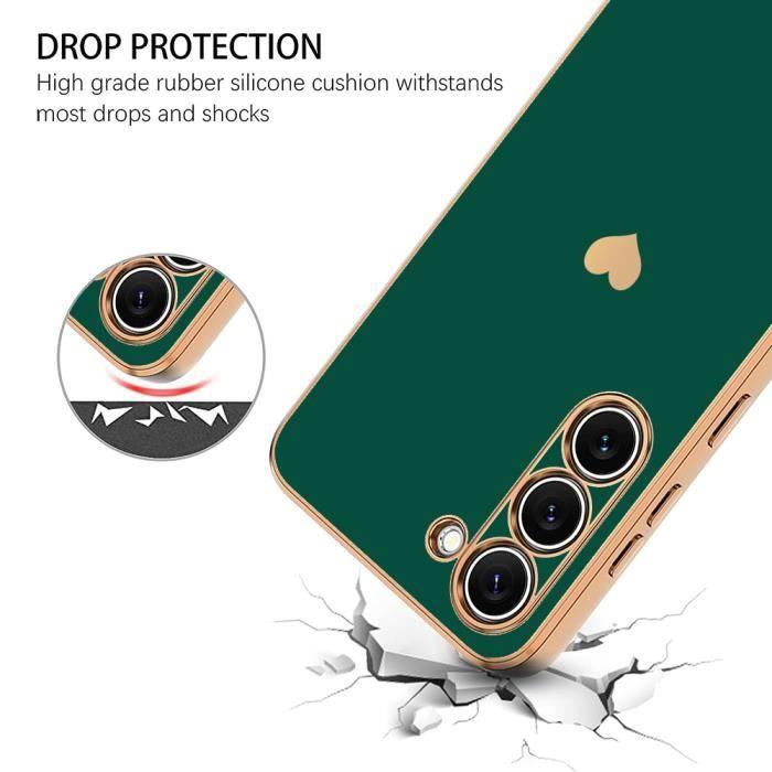 Coque Souple - Samsung - Galaxy S10 - Vert Nuit - Antichoc - Anti-Rayures
